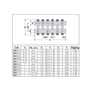 Colector integral monobloque