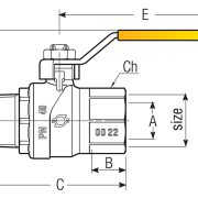 VÁLVULA PALANCA M-H (GAS)