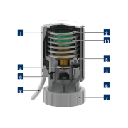 CABEZAL ELECTROTERMICO NORMALMENTE CERRADO