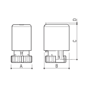 CABEZAL ELECTROTERMICO NORMALMENTE CERRADO